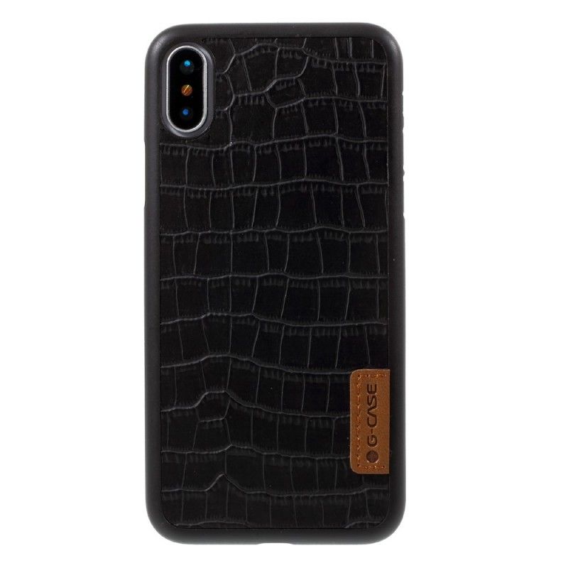 Deksel iPhone X Krokodille G-Saken