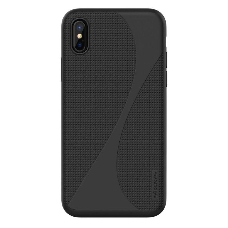 Deksel iPhone X Rose Gold Nillkin Flex-Serien