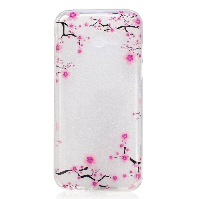 Deksel for Samsung Galaxy A5 2017 Plomme Blomstrer