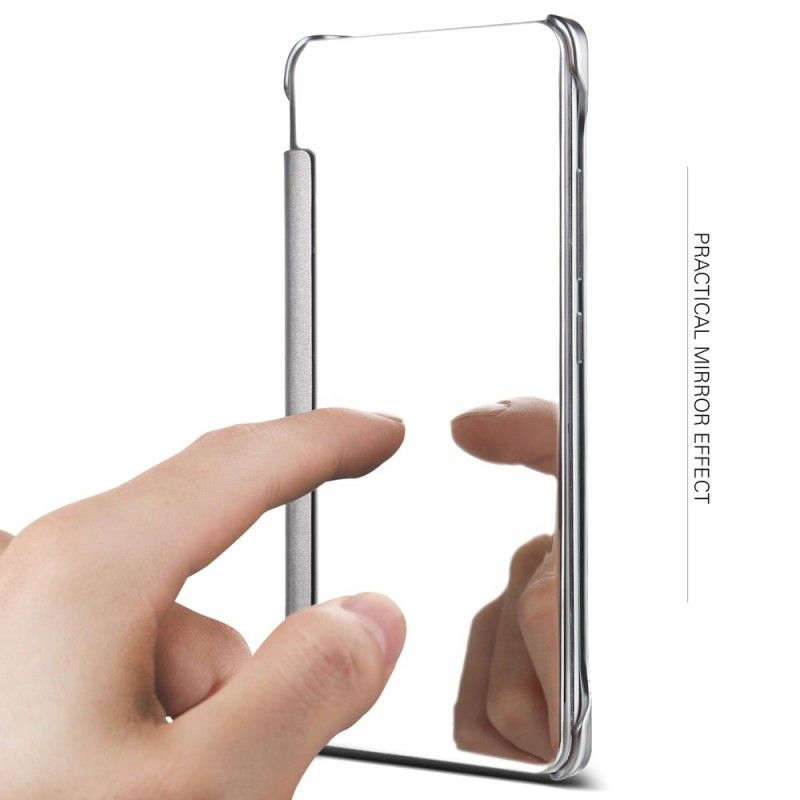 Folio Deksel Samsung Galaxy A5 2017 Mørkeblå Speil Anti-fall