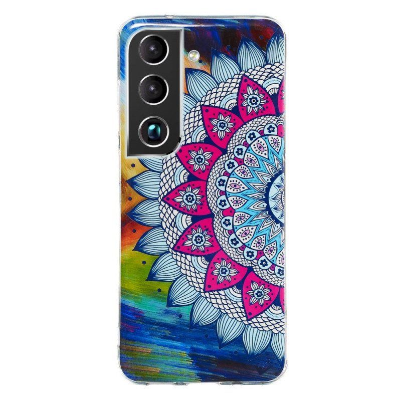 Deksel Til Samsung Galaxy S22 Plus 5G Fluorescerende Blomsterserie