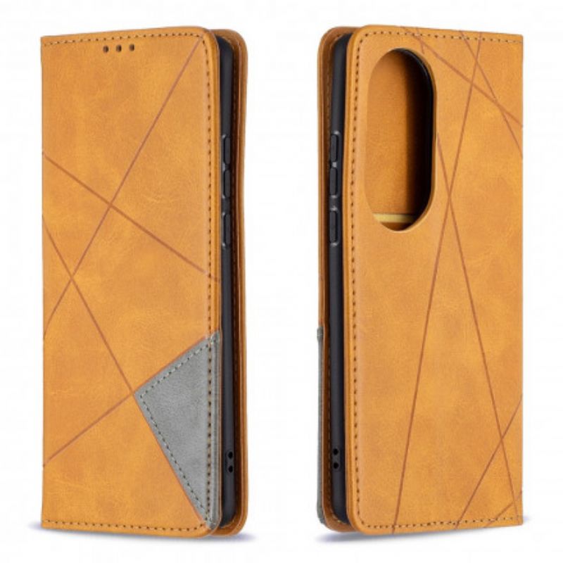 Folio Deksel Huawei P50 Pro Artist Style Beskyttelse Deksel