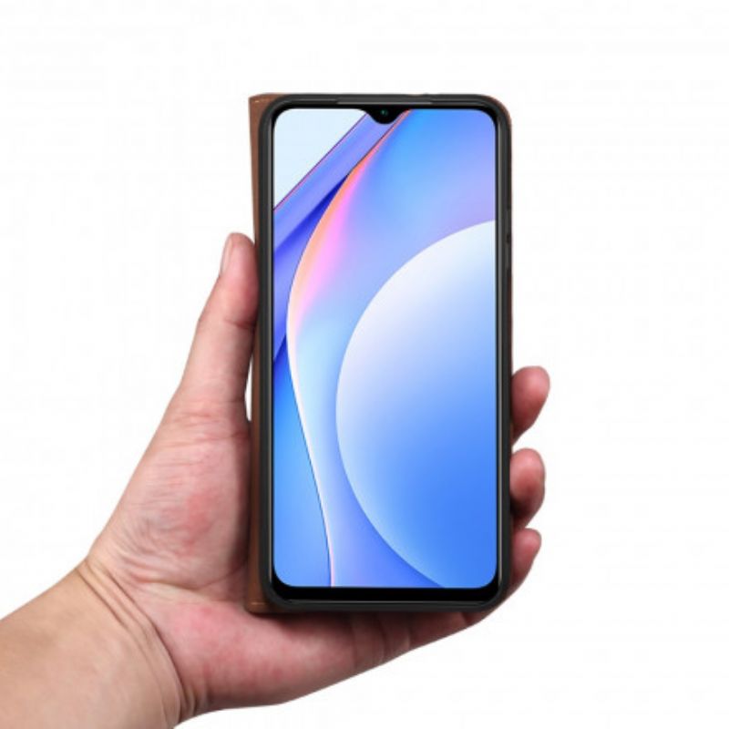 Folio Deksel Huawei P50 Pro Vokset Kunstskinn