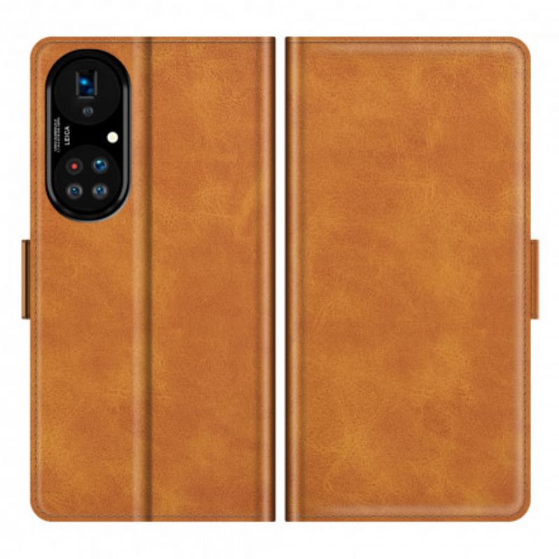 Folio Deksel Til Huawei P50 Pro Stil Skinndesign
