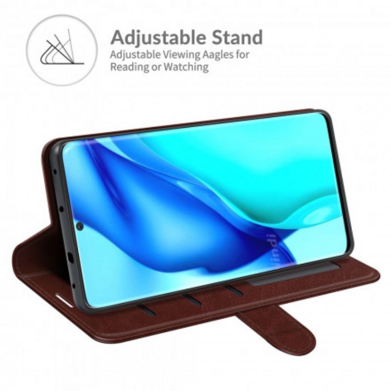 Folio Deksel Til Huawei P50 Pro Stil Skinndesign
