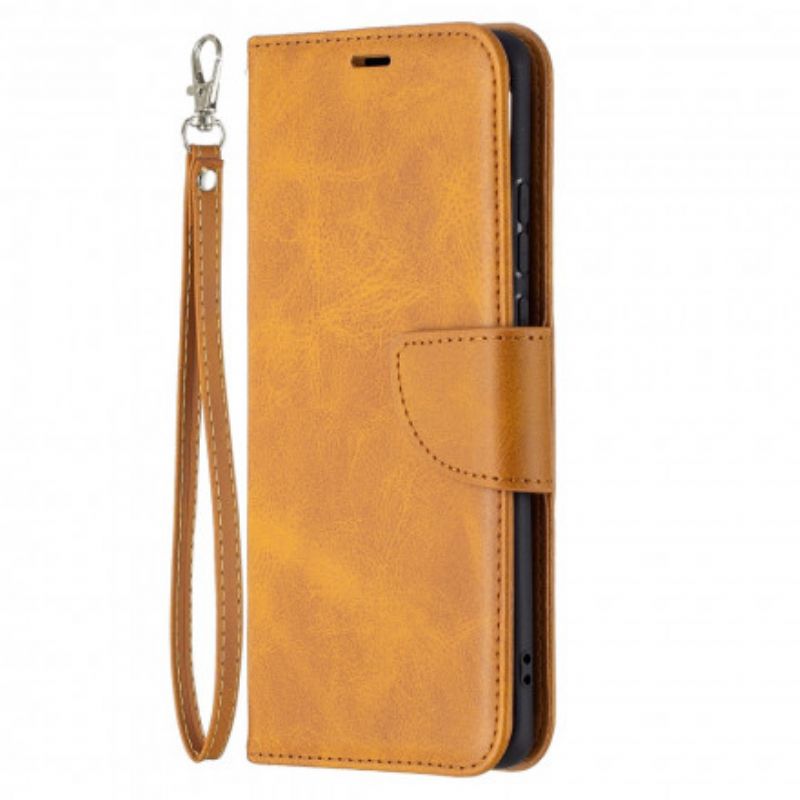 Lærdeksel Folio Deksel Huawei P50 Pro Mobildeksel Smooth Flap Oblique