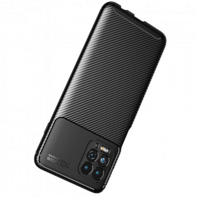 Deksel Moto G100 Fleksibel Karbonfibertekstur