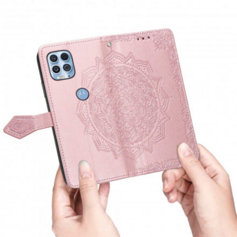 Folio Deksel Moto G100 Mandala Middelalder Beskyttelse Deksel