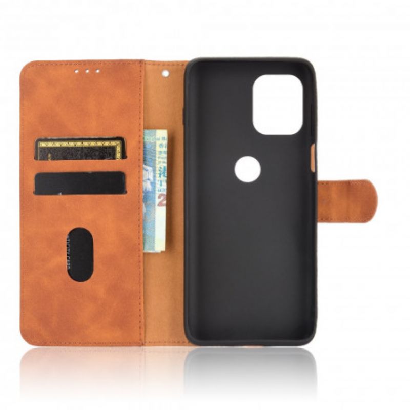 Lærdeksel Folio Deksel Moto G100 Mobildeksel Skin-touch