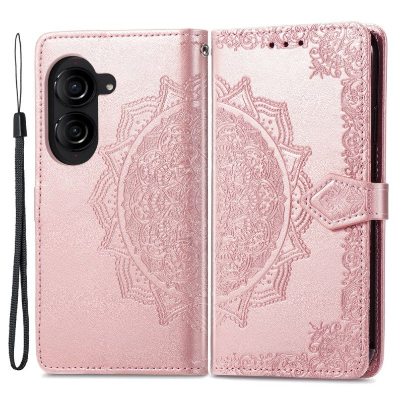 Folio Deksel Asus Zenfone 10 Barokk Mandala Beskyttelse Deksel