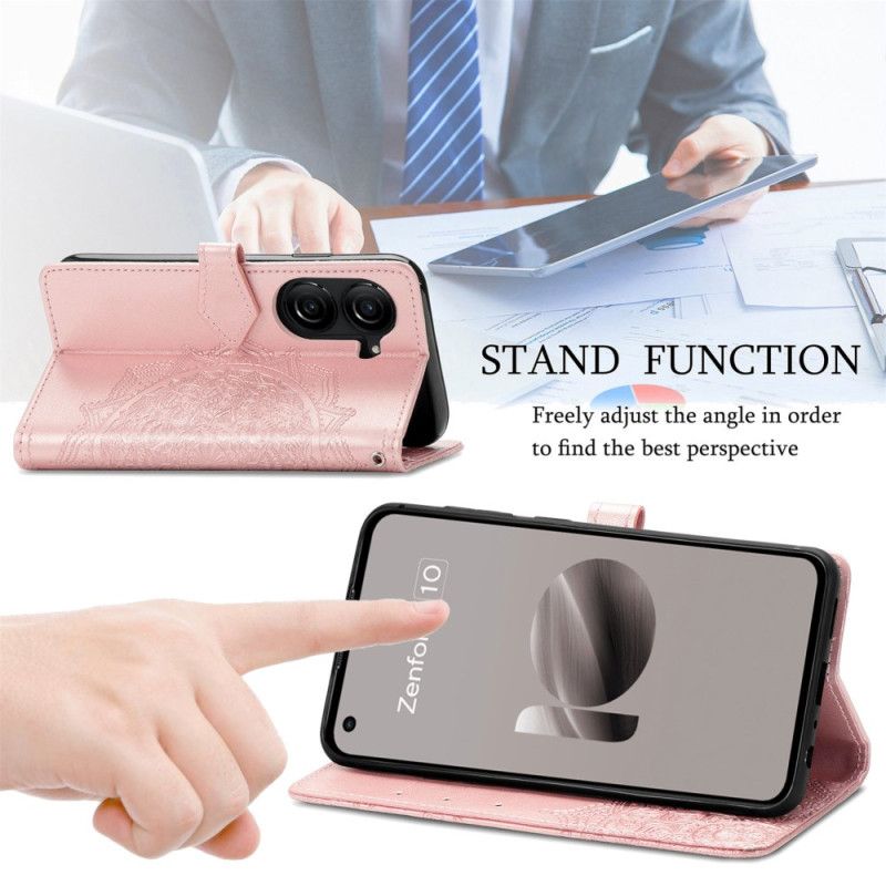 Folio Deksel Asus Zenfone 10 Barokk Mandala Beskyttelse Deksel
