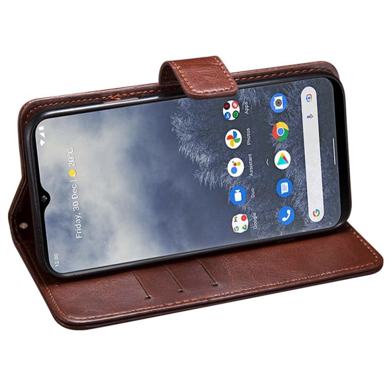 Lærdeksel Folio Deksel Asus Zenfone 10 Mobildeksel Idewei Retro Kunstskinn