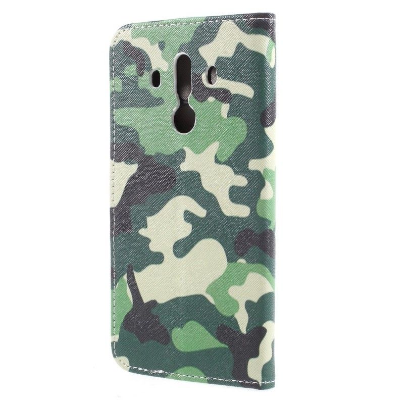 Folio Deksel Huawei Mate 10 Pro Militær Kamuflasje Anti-fall