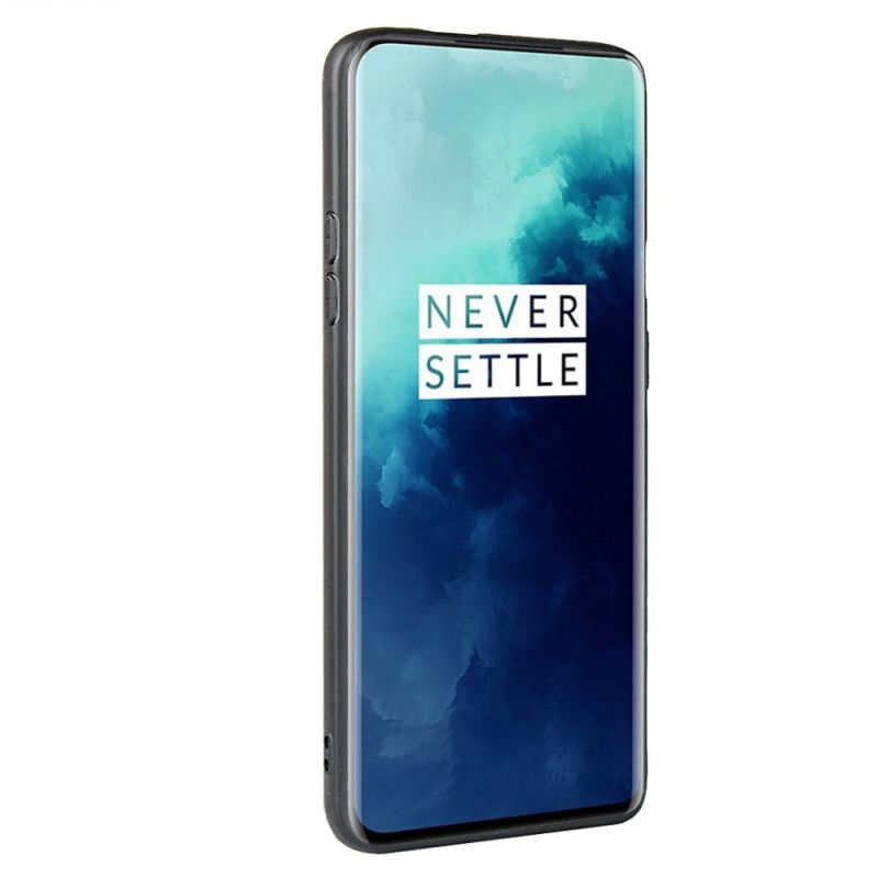 Deksel for OnePlus 7T Pro Svart Dobbel Kortholder