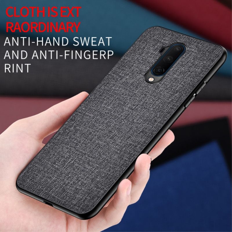 Deksel OnePlus 7T Pro Svart Stofftekstur
