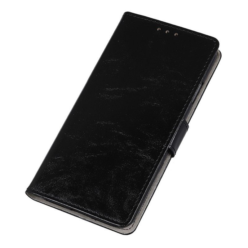 Folio Deksel for OnePlus 7T Pro Svart Skinnende Skinneffekt