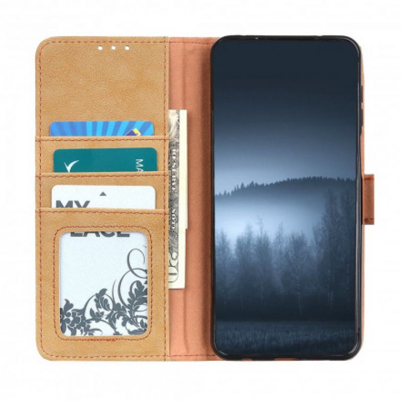 Folio Deksel Sony Xperia 1 Iii Faux Leather Split Retro Khazneh Beskyttelse Deksel