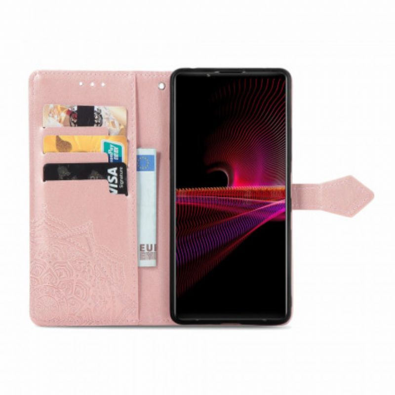 Folio Deksel Sony Xperia 1 Iii Mandala Middelalder