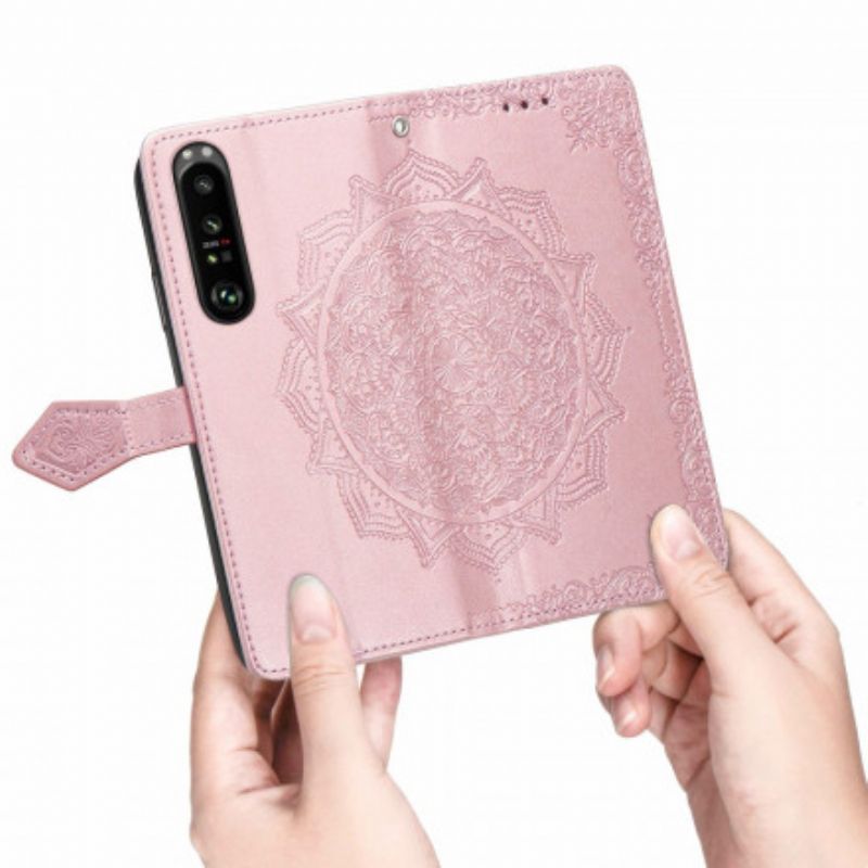 Folio Deksel Sony Xperia 1 Iii Mandala Middelalder