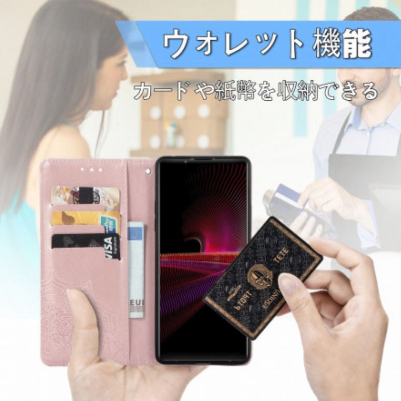 Folio Deksel Sony Xperia 1 Iii Mandala Middelalder