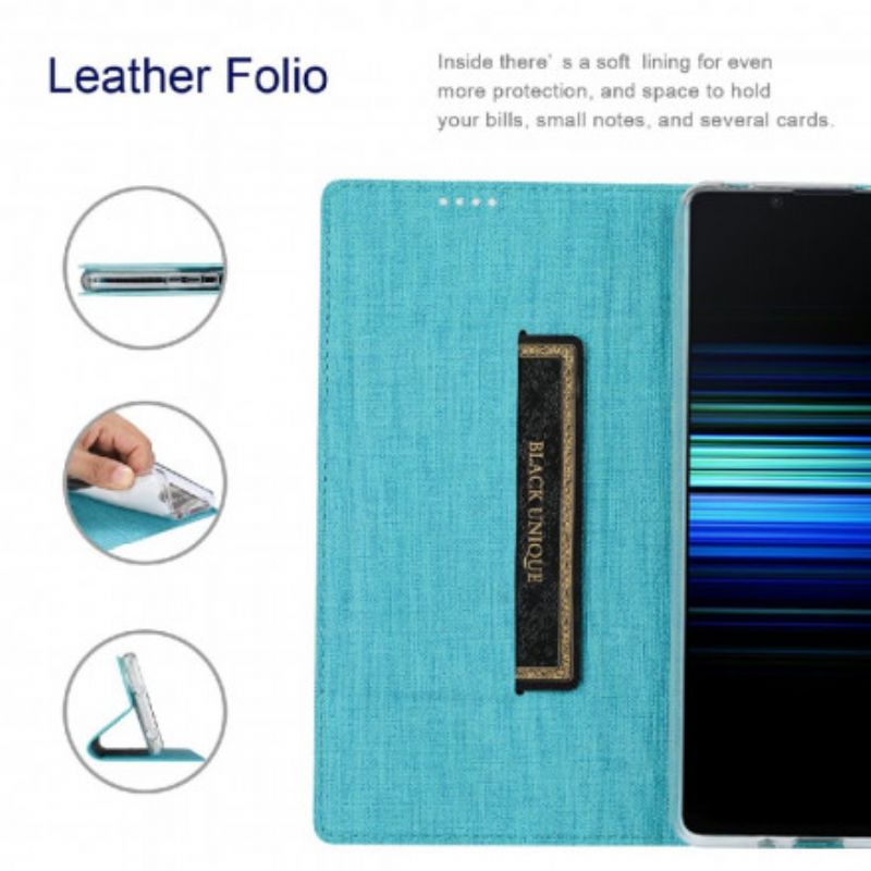 Folio Deksel Sony Xperia 1 Iii Teksturert Vili Dmx
