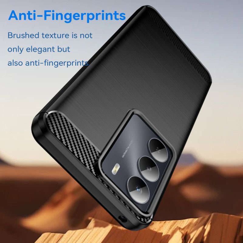 Deksel Realme 14x 5g Børstet Karbonfiber