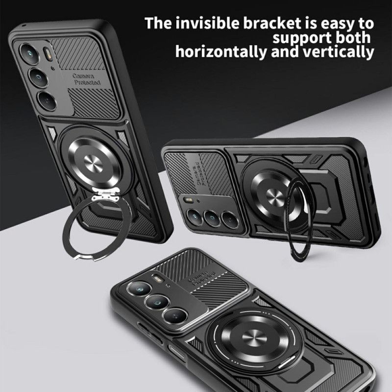 Deksel Realme 14x 5g Magnetisk Med Roterende Stativ