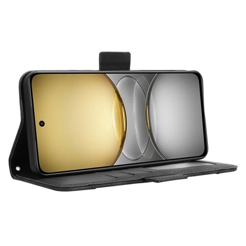 Lærdeksel Folio Deksel Realme 14x 5g Mobildeksel Multikort