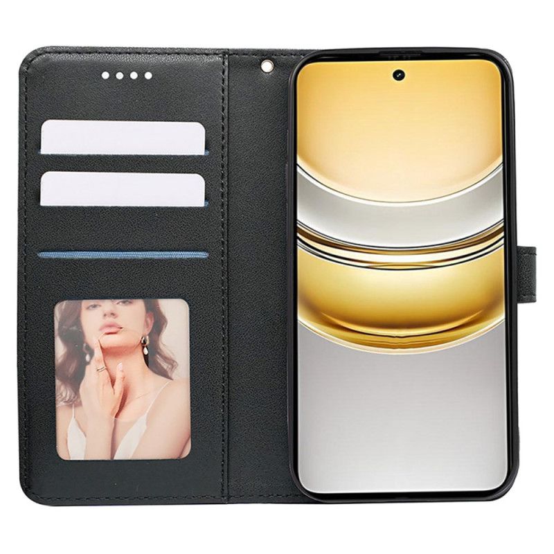 Lærdeksel Folio Deksel Realme 14x 5g Mobildeksel Premium