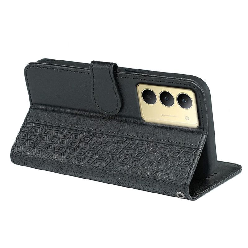 Lærdeksel Folio Deksel Realme 14x 5g Mobildeksel Premium