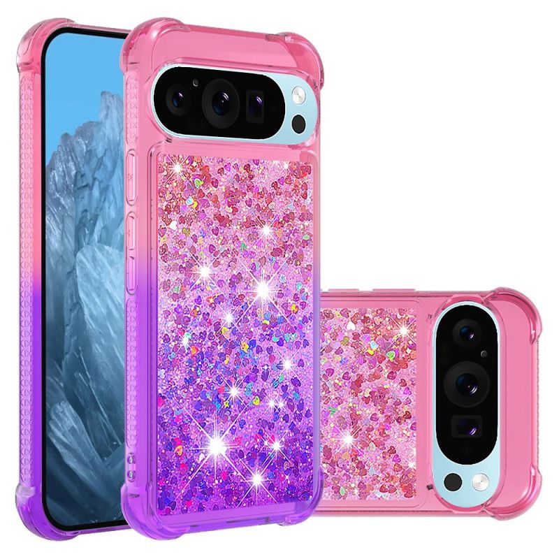 Deksel Google Pixel 9 Glittergradient Beskyttelse Deksel
