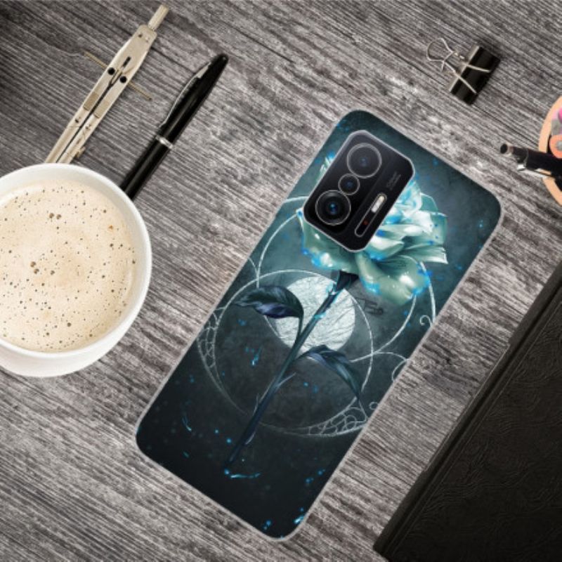 Deksel Xiaomi Mi 11t / 11t Pro Fleksibel Rosa Grønn Beskyttelse Deksel