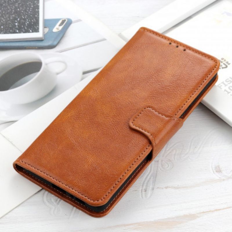 Lærdeksel Folio Deksel Xiaomi Mi 11t / 11t Pro Mobildeksel Reversibel Lås Med Læreffekt