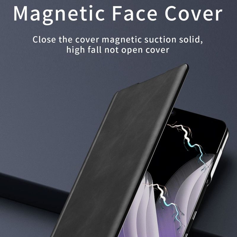 Case Etui Oppo Find N5 Mobildeksel Skinneffekt