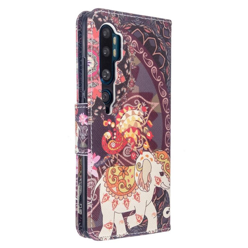 Folio Deksel Xiaomi Mi Note 10 / 10 Pro Indiske Elefanter