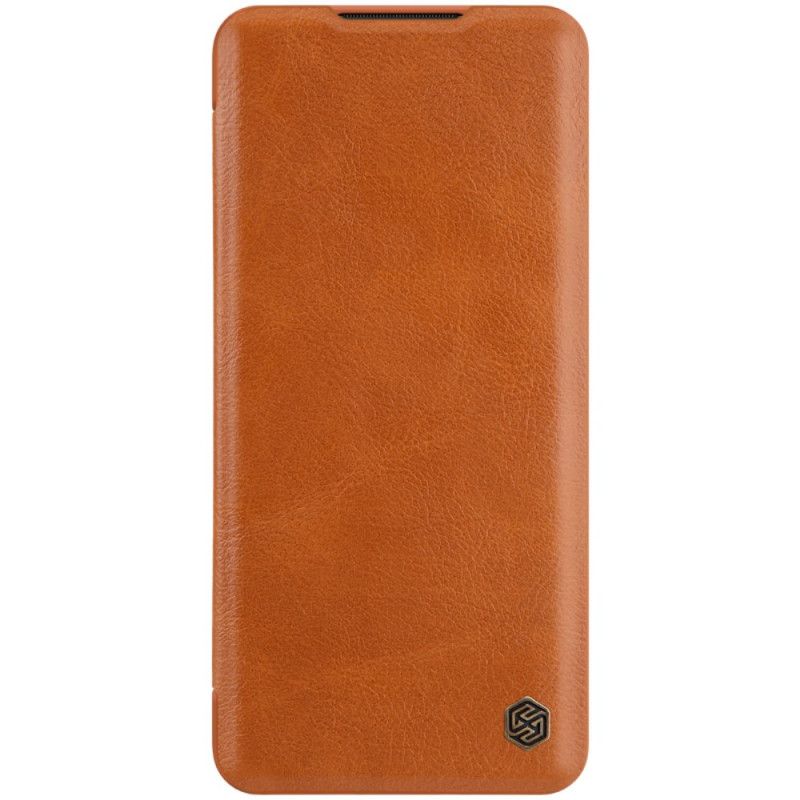 Folio Deksel Xiaomi Mi Note 10 / 10 Pro Rød Nillkin Qin-Serien