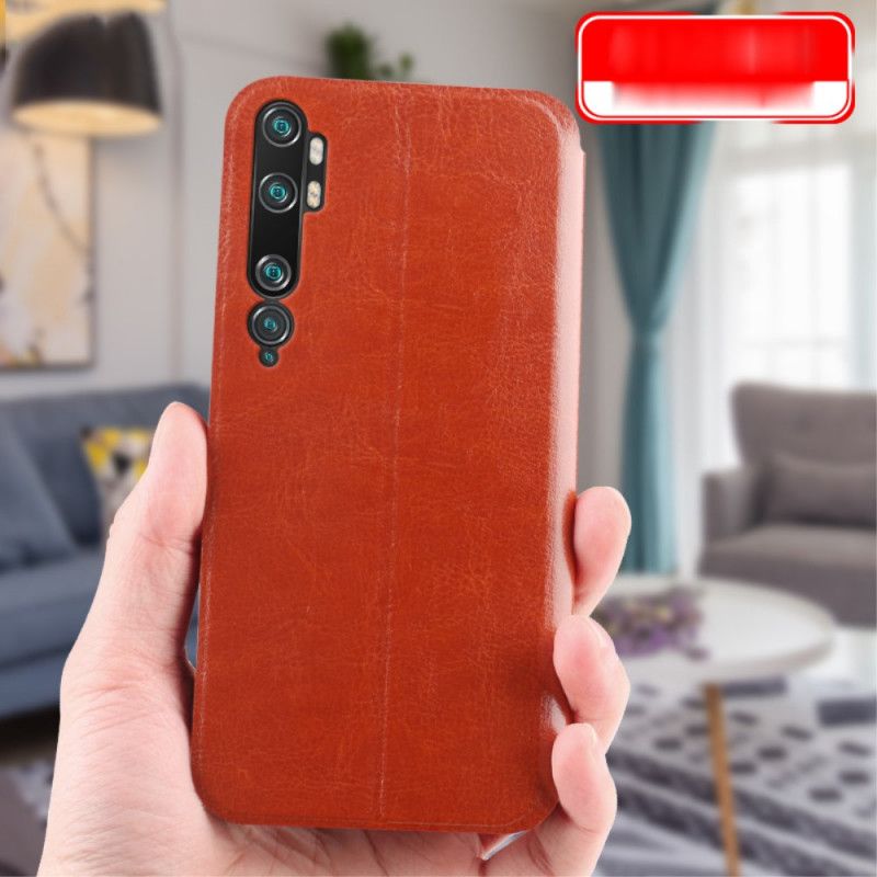 Folio Deksel Xiaomi Mi Note 10 / 10 Pro Svart Vintage Mofi Anti-fall