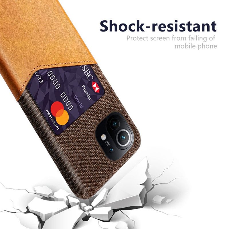 Deksel for Xiaomi Mi 11 Svart Ksq Kortholder