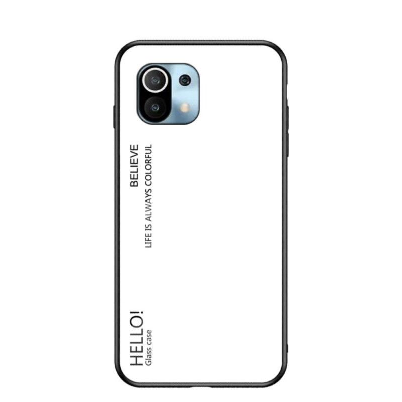 Deksel Xiaomi Mi 11 Svart Hei Herdet Glass