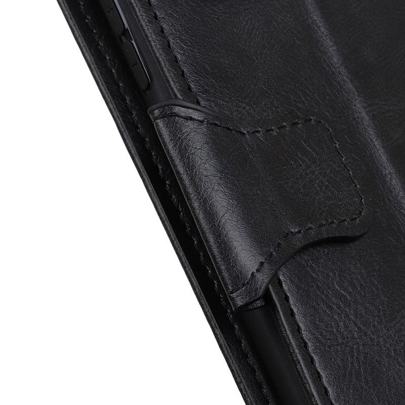 Folio Deksel for Xiaomi Mi 11 Svart Reversibel Lås I Skinneffekt