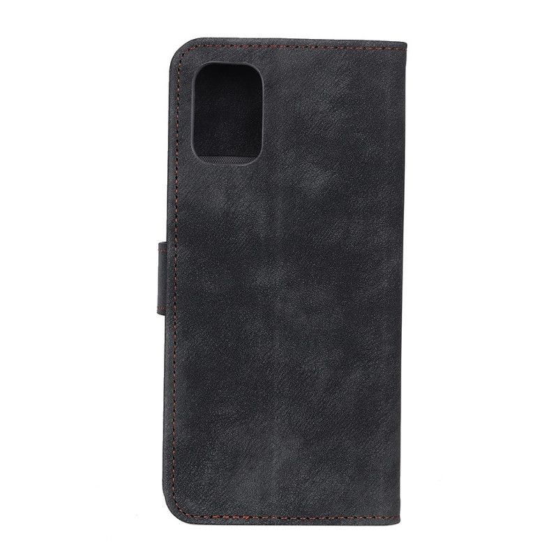 Folio Deksel Xiaomi Mi 11 Svart Vintage Skinnstil Beskyttelse