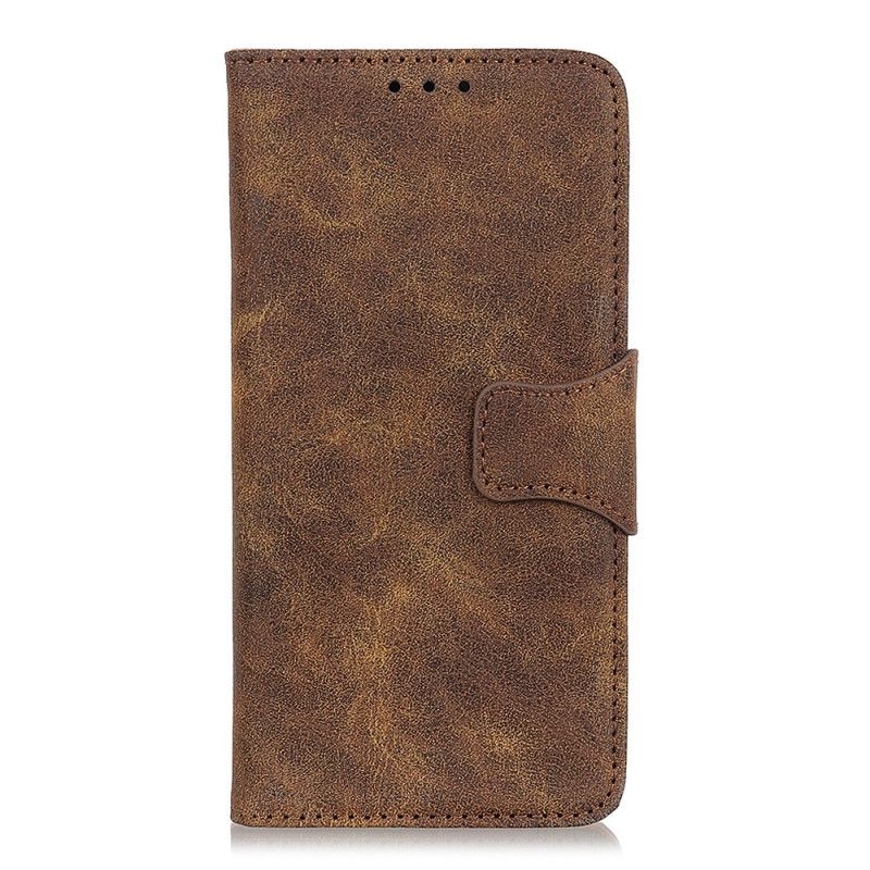 Lærdeksel Folio Deksel Xiaomi Mi 11 Grå Vintage Delt Skinn