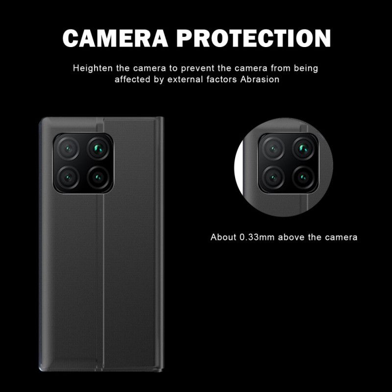 Vis Deksel Xiaomi Mi 11 Svart Strukturert Kunstlær