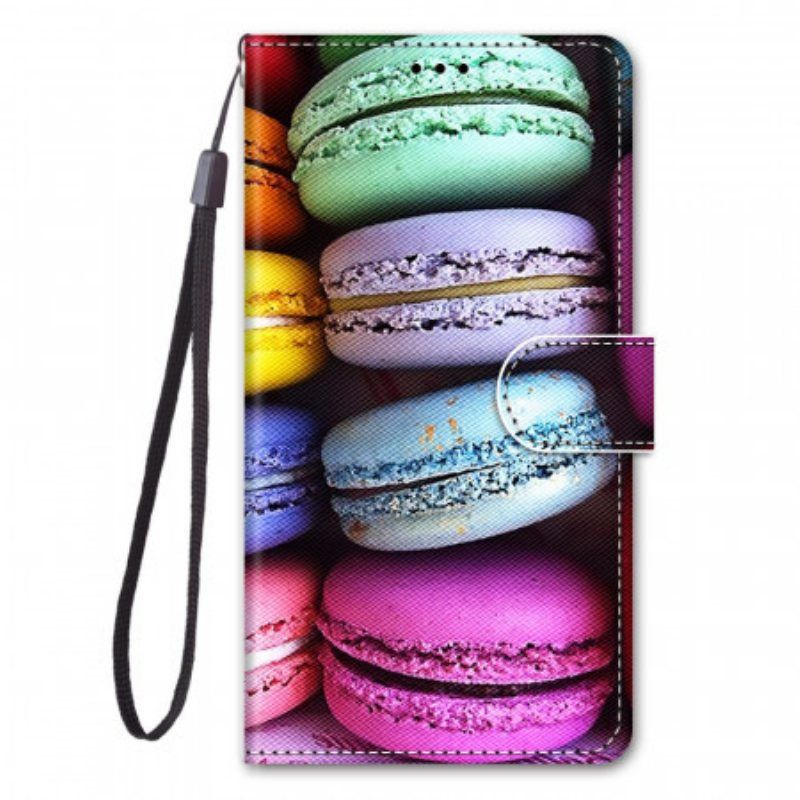 Folio Deksel Til Samsung Galaxy M23 5G Makroner