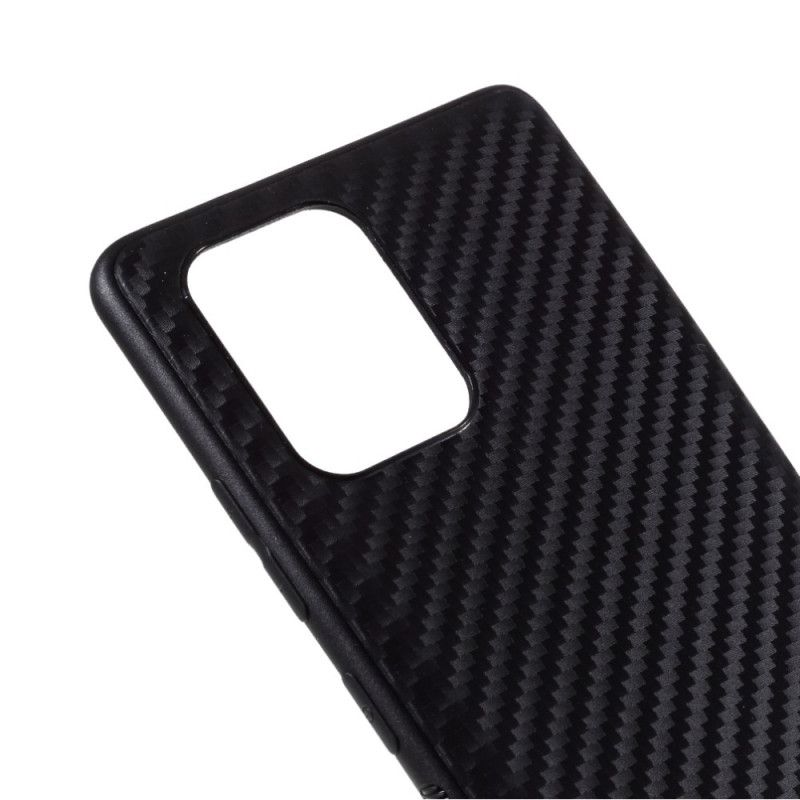 Deksel Samsung Galaxy S10 Lite Mobildeksel Enkelt Karbonfiber