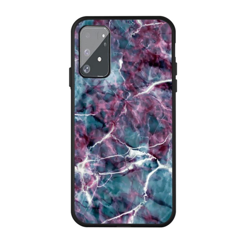 Deksel Samsung Galaxy S10 Lite Mobildeksel Lilla Marmor