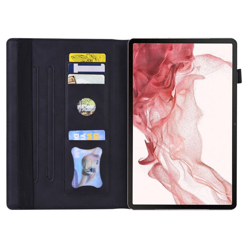 Folio Deksel Samsung Galaxy Tab S10 Fe Plus Forretningsstil