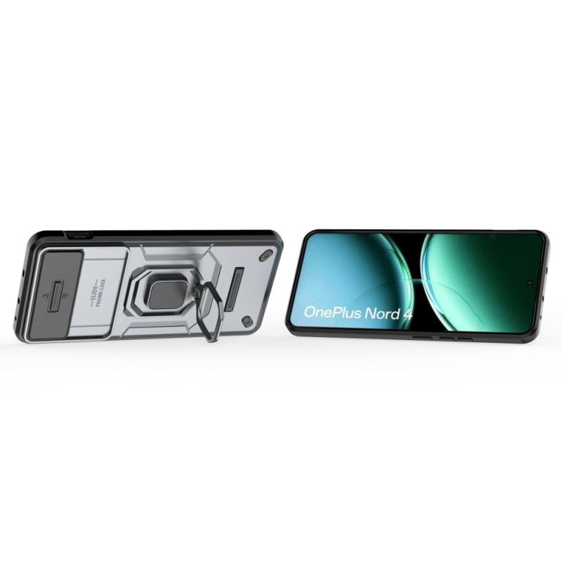 Deksel Oneplus Nord 4 Slitesterk Ring Med Linsebeskytter