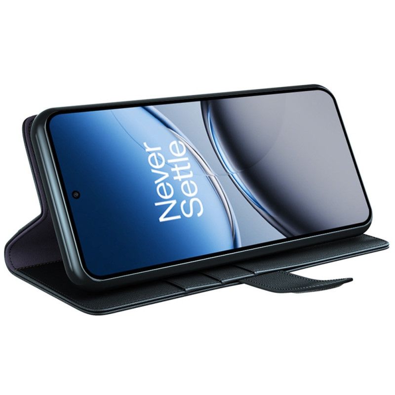 Folio Deksel Oneplus Nord 4 Ekte Skinn Beskyttelse Deksel