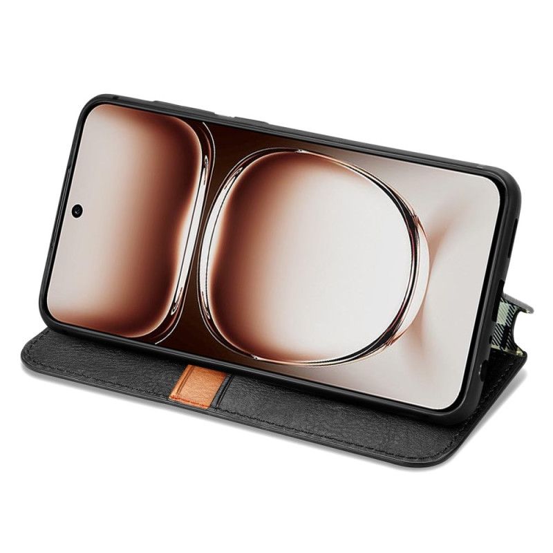 Folio Deksel Oneplus Nord 4 Kant Med Semsket Skinneffekt Beskyttelse Deksel